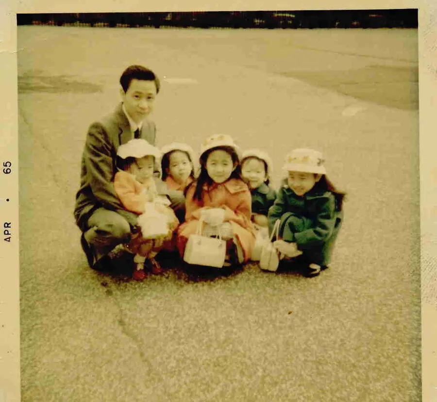 Family snapshot from April 1965